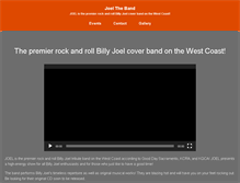 Tablet Screenshot of joeltheband.com